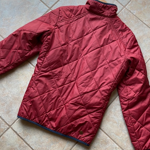 Duluth Trading Company lightweight quilted jacket red large woman’s - Picture 12 of 13